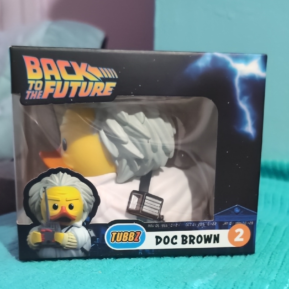Doc Brown Tubbz Collectible Rubber Duck - Back to the Future